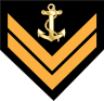 Insignia of a draftee Hellenic navy sergeant.