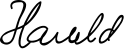 Harald V's signature