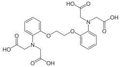 Skeletal formula of BAPTA