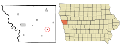 Location of Soldier, Iowa