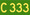 Australian Alphanumeric State Route C333.png