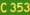 Australian Alphanumeric State Route C353.png