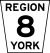 York Regional Road 8.svg