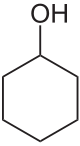 Skeletal formula of cyclohexanol