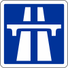 Sign used denote the start of an Autoroute