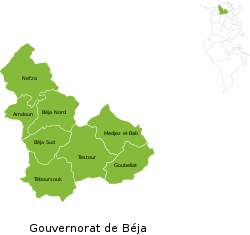 Subdivisions of Béja Governorate