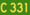 Australian Alphanumeric State Route C331.png