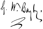 George William Bagby signature.svg