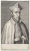 Portret van de jezuïet Franciscus Borgia Portretten van generaal oversten van de jezuïeten (serietitel) Effigies præpositorvm generalivm societatis Iesv (serietitel), RP-P-1913-2512.jpg