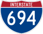 Interstate 694 marker