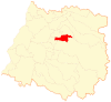 Location of the Pelarco commune in the Maule Region