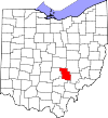 State map highlighting Perry County