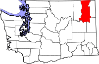 Map of Washington highlighting Stevens County.svg