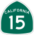 State Route 15 marker