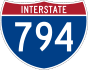 Interstate 794 marker
