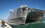 USNS City of Bismarck (T-EPF-9) moors at Key West on 13 February 2018 (180213-N-SX614-016).jpg