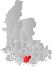 Sør-Audnedal within Vest-Agder