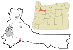 Location in Oregon