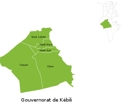 Subdivisions of Kelibi Governorate