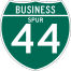 Business Spur 44 route marker