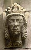 Waldemar of Sweden (1240s) bust 2009 Skara (2).jpg