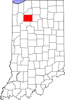 Location in the state of Indiana