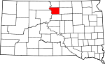 State map highlighting Walworth County