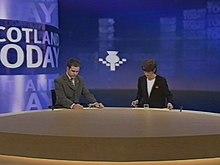 Scotland Today 1994 virtual set [by Liquid Image]