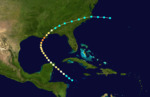 1893 Cheniére Caminada hurricane track.png