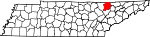 State map highlighting Campbell County
