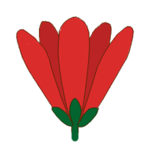 Diagram of apopetalous corolla
