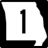 Route 1 marker