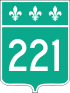 Route 221 shield