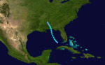 1919 Atlantic tropical storm 1 track.png