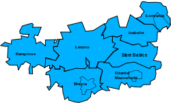 Division into gminas