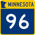 Trunk Highway 96 marker