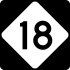North Carolina Highway 18 marker