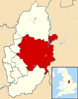 Shown within Nottinghamshire