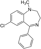 Medazepam Structural formula V1.svg