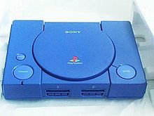 A blue version of the PlayStation games console
