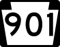 Pennsylvania Route 901 marker