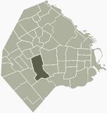 Location of Flores within Buenos Aires