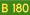 Australian Alphanumeric State Route B180.svg