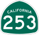 State Route 253 marker