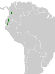 Cinclodes excelsior map.svg