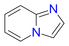 Imidazo[1,2-a]pyridine—an example of imidazopyridine and a core structure of zolpidem and some compounds described below.