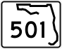 State Road 501 marker