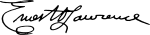 Ernest O Lawrence signature.svg