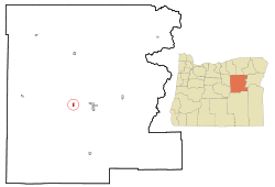 Location in Oregon