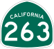 State Route 263 marker